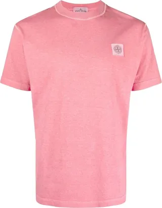 logo-patch short-sleeved T-shirt