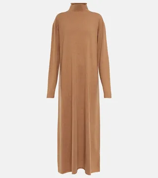 Cashmere midi dress