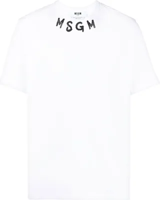 logo-print cotton T-shirt