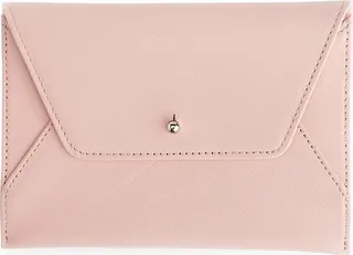 Envelope-Style Leather Passport Case