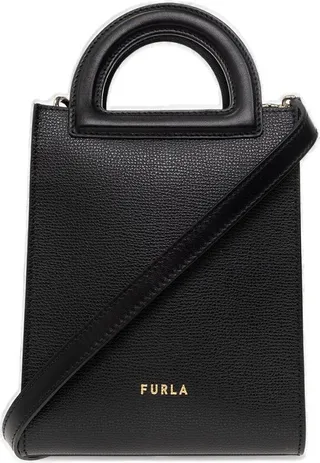 Furla Dara Logo Plaque Mini Tote Bag