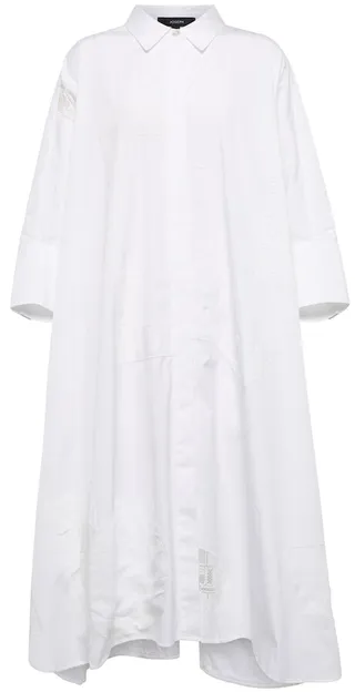 Dania patchwork cotton shirt dress