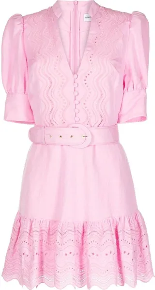 Emile broderie anglaise mini dress