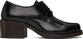 LEMAIRE Black Square Derby Heels