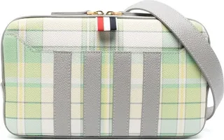 Plaid-Check Print Belt Bag