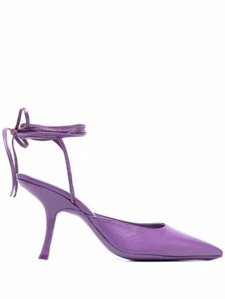 Jen lace-up 100mm pumps
