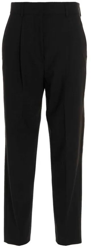 Sportmax High Waist Straight Leg Trousers