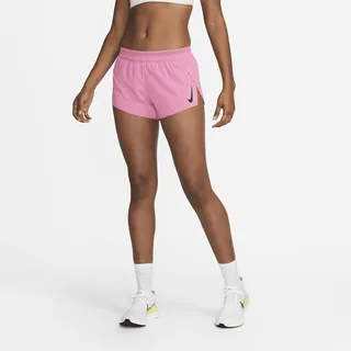 Nike Women's AeroSwift Running Shorts in Pink