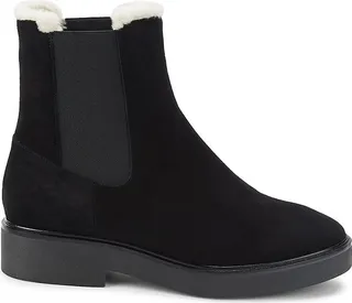 Alpine Faux Fur Lined Suede Chelsea Boots