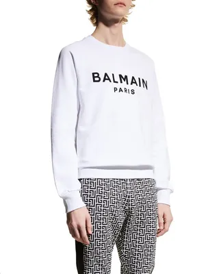 Men's Flocked Logo Sweatshirt