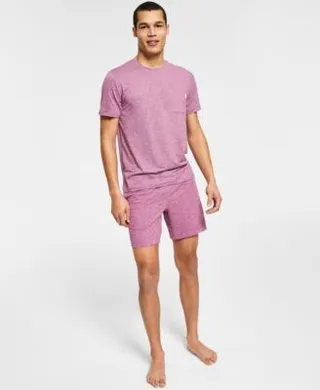 Alfani Mens Performance Top Shorts Pajama Separates Created For Macys
