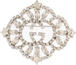 Gucci Interlocking G Embellished Star brooch