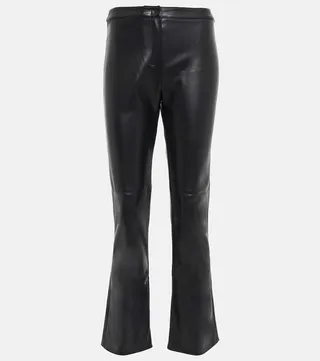 Karub cropped faux leather pants