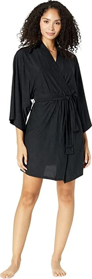 Beyond Yoga Comfort Queen Sleep Robe (Darkest Night) Women's Pajama