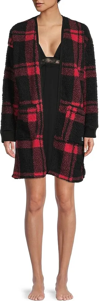 Faux Shearling Robe