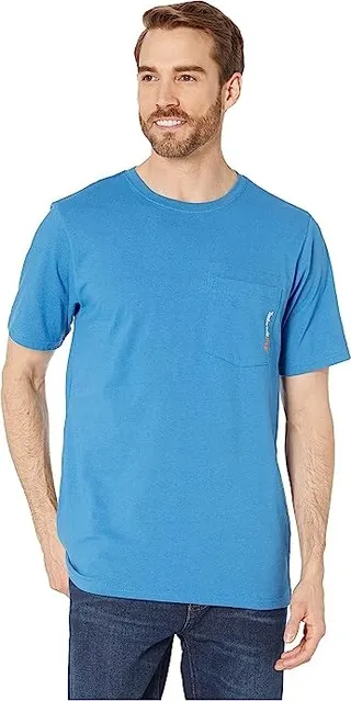 Timberland PRO Base Plate Blended Short Sleeve T-Shirt (Vallarta Blue) Men's T Shirt