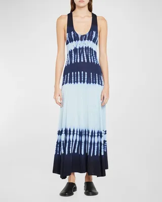 Knit Tie-Dye Maxi Dress