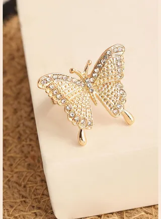 Gold Plated Party Designer Stone Ring For Women