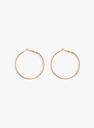 Hoop Earrings Basic Thin