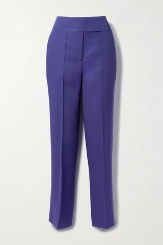 Christopher John Rogers - Cady Straight-leg Pants - Blue