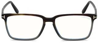 54MM Blue Block Rectangular Optical Glasses