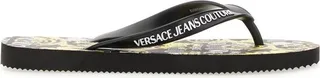 Versace Jeans Couture Logo Embossed Flip Flops