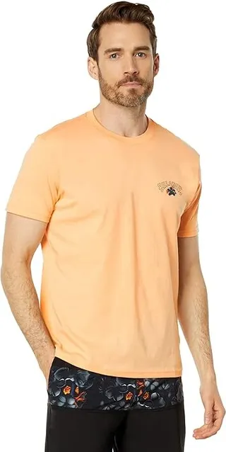Billabong Kamea Lava Arch Short Sleeve Tee (Dusty Melon) Men's Clothing