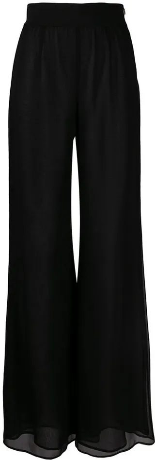 Georgette high-waist trousers