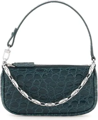 Mini Rachel Crocodile Print Mini Bag