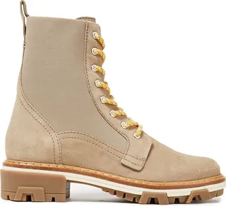 Shiloh suede combat boots