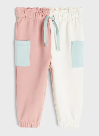 Kids Color Block Pocket Sweatpants