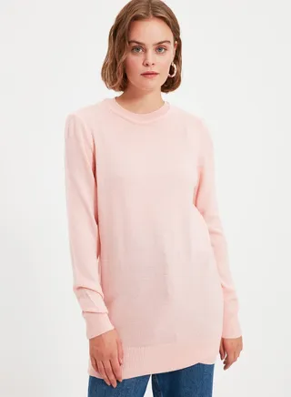 Crew Neck Knitted Sweater