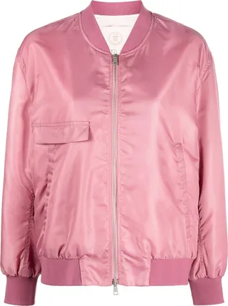 Zip-Fastening Bomber Jacket