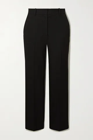 Joseph - Coleman Gabardine Slim-leg Pants - Black