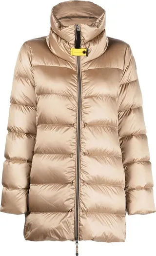 Aline zip-up puffer coat