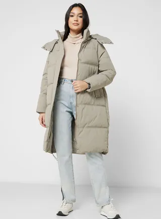Longline Padded Jacket