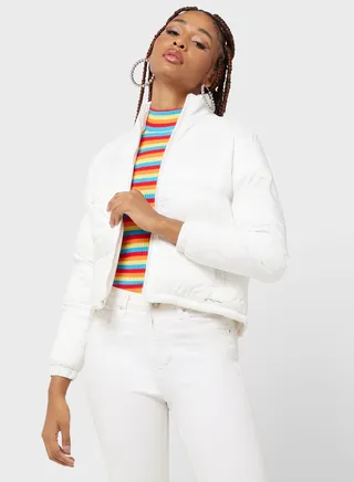 Cropped Padded Jacket