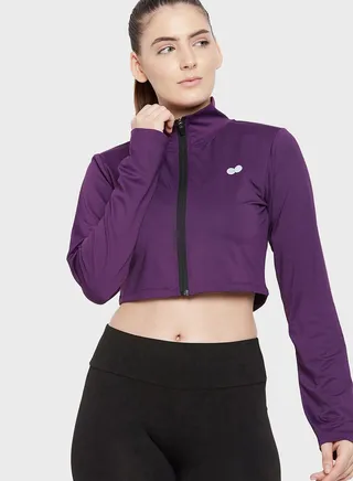 Zip Detail Crop Jacket