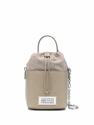 Logo-Patch Panelled Tote Bag