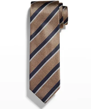 Men's Silk Stripe Tie