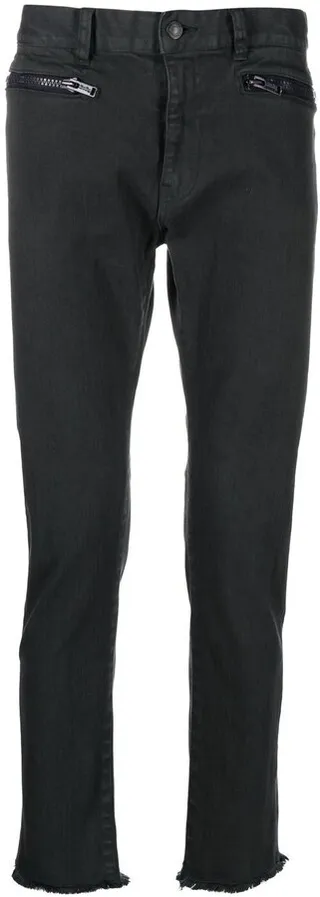 Slim-Cut Cropped Trousers