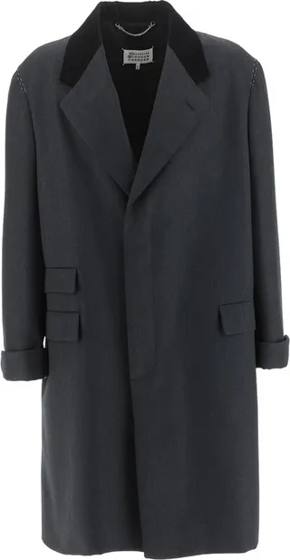 Maison Margiela Four-Stitch Detailed Coat