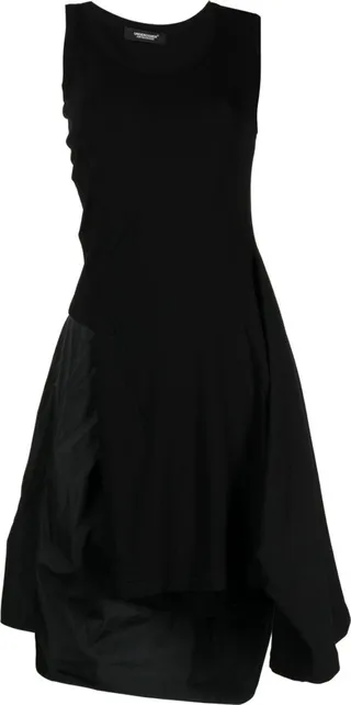 Draped-Detail Dress
