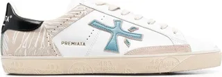 Steven 6178 leather low-top sneakers