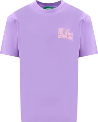 Organic cotton t-shirt with OLOP print on the front