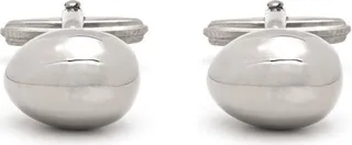 Oval Bead Cufflinks
