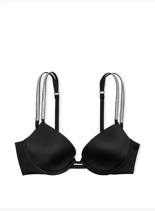 Double Shine Strap Push-Up Bra
