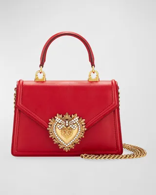 Devotion Mini Leather Top-Handle Bag