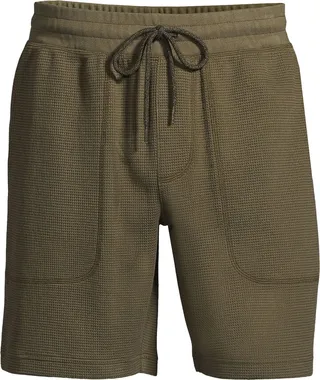 Lands' End Men's Waffle Pajama Shorts