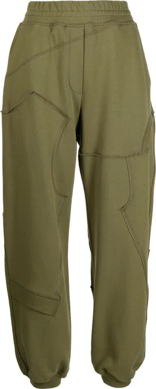 Panelled Cotton Track Pants